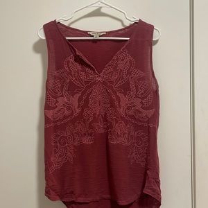 Lucky Brand Cotton Embroidered Shirt